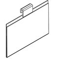 Nine2Five 11 x 85 in Horizontal Gridwall Sign Holder NI1105088